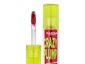 Блеск-плампер для объема губ Parisa Cosmetics Crazy Plump, 5,5 мл , 106 Iconic red Красный