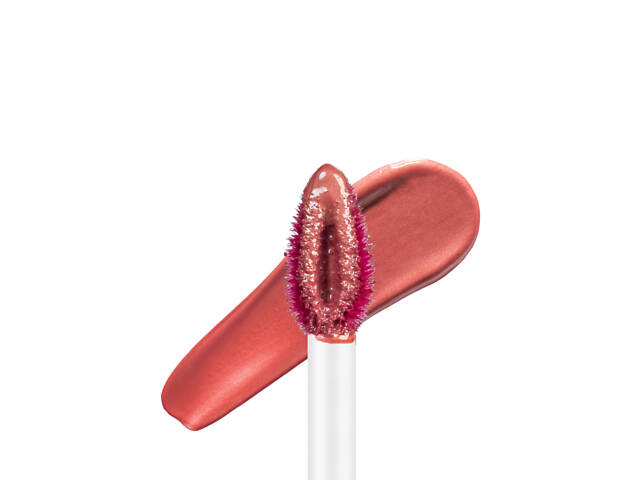 Блеск тинт для губ Neverti Soft Tint Lipgloss (NP802), 001 Розово-коричневый - Фото 3