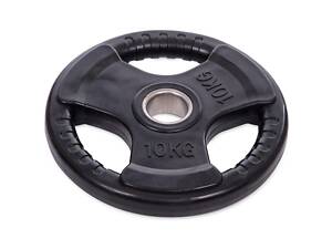 Блины диски обрезиненные Record TA-8122-10 10кг Черный