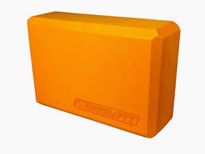 Блок для йоги EasyFit EVA Помаранчевий