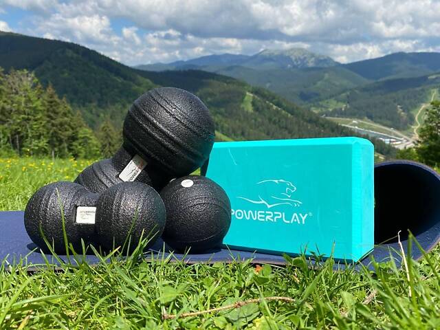 Блок для йоги PowerPlay 4006 Yoga Brick М'ятний - Фото 3