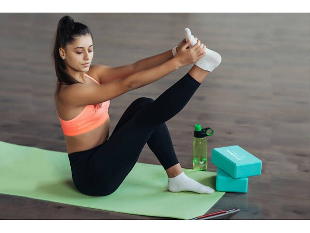 Блок для йоги PowerPlay 4006 Yoga Brick М'ятний - Фото 4