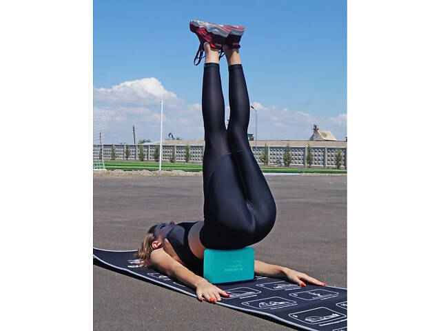 Блок для йоги PowerPlay 4006 Yoga Brick М'ятний - Фото 9