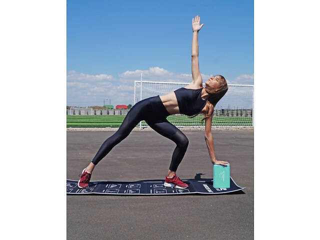 Блок для йоги PowerPlay 4006 Yoga Brick М'ятний - Фото 8