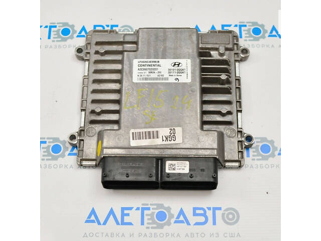 Блок ECU компьютер двигателя Hyundai Sonata 15-17 2.4 usa