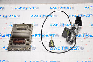 Блок ECU компьютер двигателя с ключем Jeep Compass 11-16 2.4 с Ignition Switch Mopar 4685719AI, с IMMOBILIZER CONTROL MO