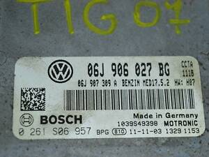 Блок ECU компьютер двигателя VW Tiguan 09-17 FWD (07) 06j906027bg