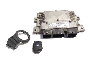Блок електронний управління двигуном комплект AV2112A650CB FORD Fiesta 09-17
