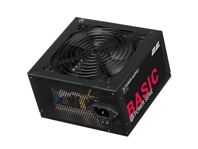Блок живлення 2E Basic Power (600W), 80%, 120мм, 1xMB 24pin(20+4), 1xCPU 8pin(4+4), 3xMolex, 4xSATA, 2xPCIe 8pin(6+2) (2 - Фото 4