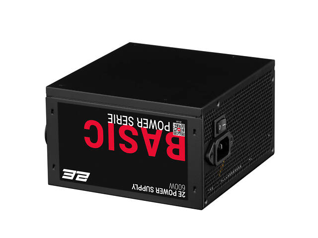 Блок живлення 2E Basic Power (600W), 80%, 120мм, 1xMB 24pin(20+4), 1xCPU 8pin(4+4), 3xMolex, 4xSATA, 2xPCIe 8pin(6+2) (2 - Фото 6