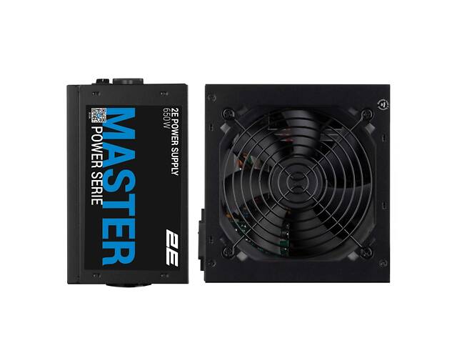 Блок живлення 2E Master Power (650W), >80%, 80+ White, 120мм, 1xMB 24pin(20+4), 1xCPU 8pin(4+4), 3xMolex, 5xSATA, 2xP - Фото 2