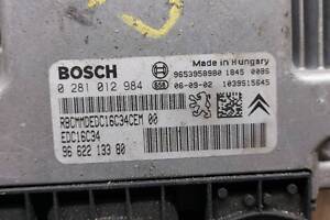 Блок керування двигуном Peugeot 407 1.6HDI 9662213380