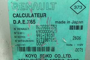 Блок управления электроусилителя руля Renault Clio 2 8200222352 6900000427