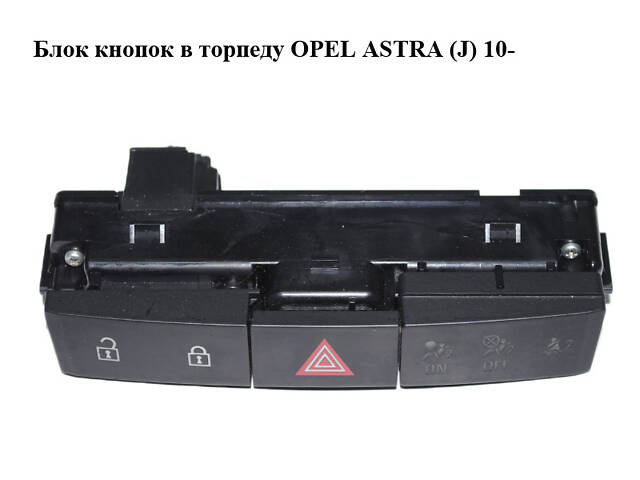 Блок кнопок в торпеду OPEL ASTRA (J) 10- (ОПЕЛЬ АСТРА J) (13285122)