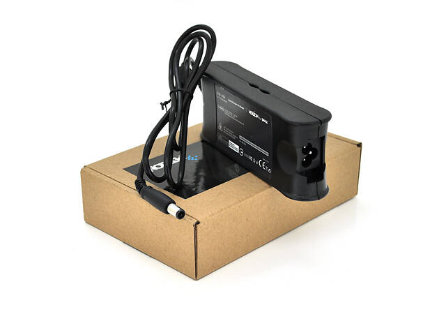 Блок живлення MERLION для ноутбука DELL 19.5 V 3.34 A (65 Вт) штекер 7.4*5.0 мм, довжина 0,9 м + кабель живлення - Фото 1