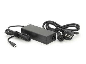 Блок живлення MERLION для ноутбука DELL 90W штекер Type-C, довжина 0,9 м + кабель живлення