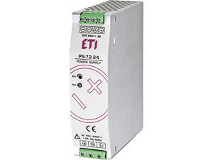 Блок питания на DIN-рейку 75Вт DC 24В [4656681] PS-72-24 ETI