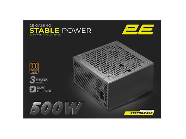 Блок живлення 2E 500W Stable Power ATX3.1 (2E-ST500BR-120) - Фото 1