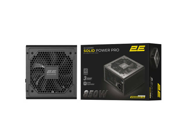 Блок живлення 2E 850W GAMING Solid Power Pro (2E-SP850BRSMII-120) - Фото 4
