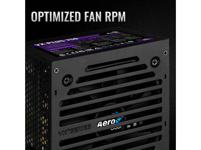Блок живлення AeroCool 750W VX Plus 750 (ACPN-VS75AEY.11) - Фото 9