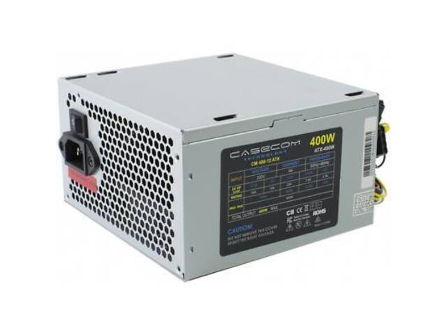 Блок живлення Casecom 400W (CM 400-12 ATX) - Фото 1
