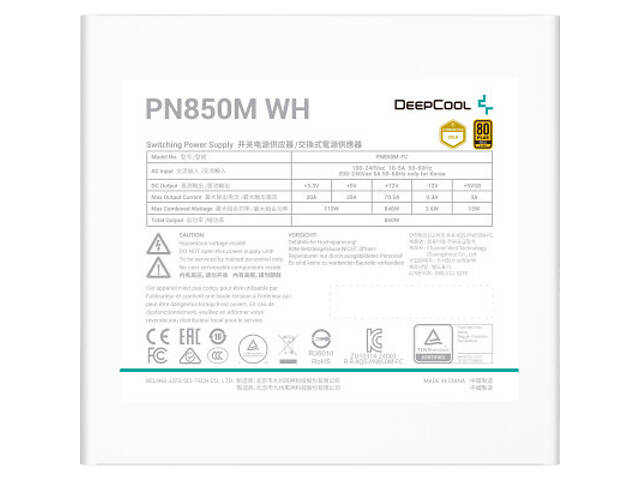 Блок живлення Deepcool 850W (PN850M WH) - Фото 5