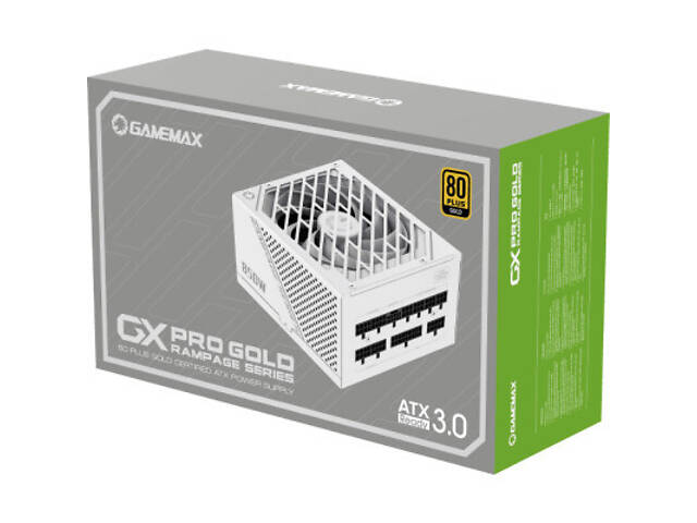 Блок живлення Gamemax 1250W (GX-1250 PRO WT (ATX3.0 PCIe5.0) - Фото 5