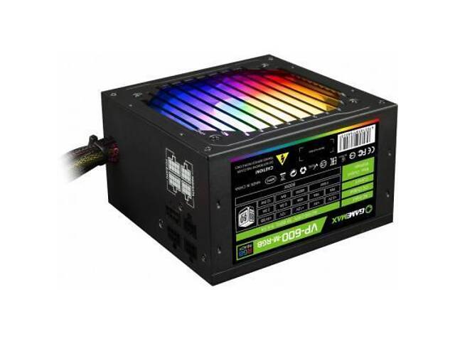 Блок живлення Gamemax 600W (VP-600-M-RGB) - Фото 1