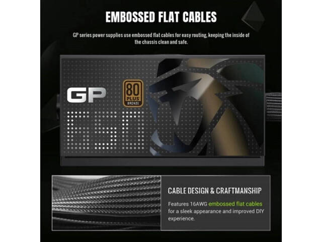 Блок живлення Gamemax 650W (GP 650B) - Фото 8
