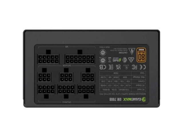 Блок живлення Gamemax 700W (GM 700B Fully-modular New) - Фото 7