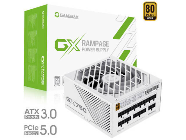Блок живлення Gamemax 750W (GX-750 PRO WH (ATX3.0 PCIe5.0)) - Фото 4