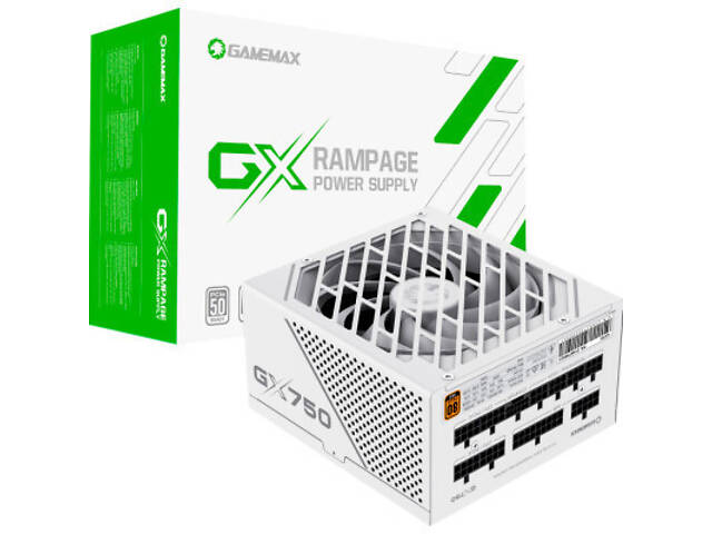 Блок живлення Gamemax 750W (GX-750 PRO WH (ATX3.0 PCIe5.0)) - Фото 5