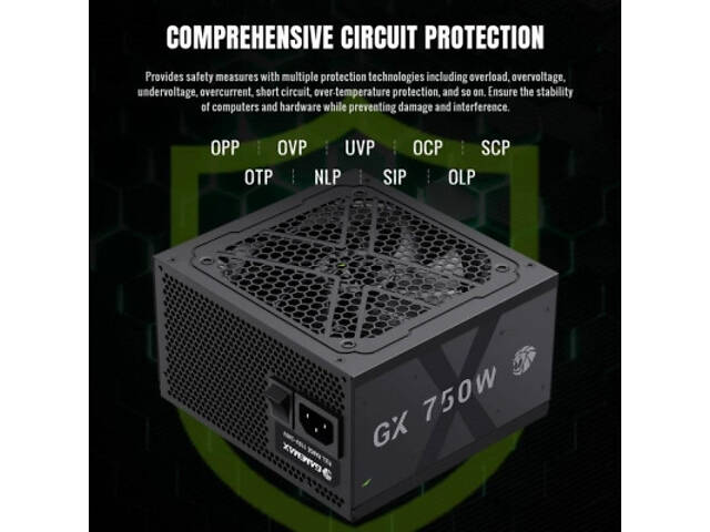Блок живлення Gamemax 750W (GX 750GF) - Фото 5