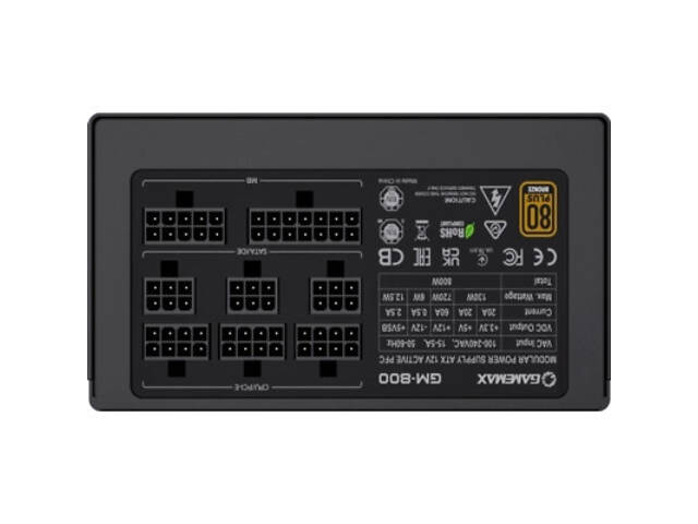 Блок живлення Gamemax 800W (GM-800 Modular) - Фото 10
