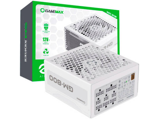 Блок живлення Gamemax 800W (GM-800 Modular white) - Фото 3