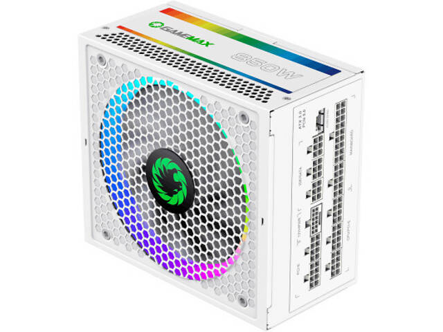 Блок живлення Gamemax 850W (RGB 850 PRO WH (ATX3.0/3.1 PCI) - Фото 1