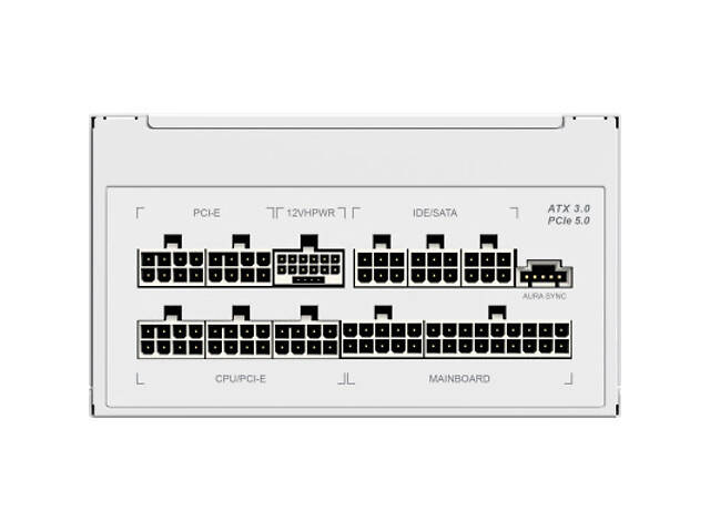 Блок живлення Gamemax 850W (RGB 850 PRO WH (ATX3.0/3.1 PCI) - Фото 4