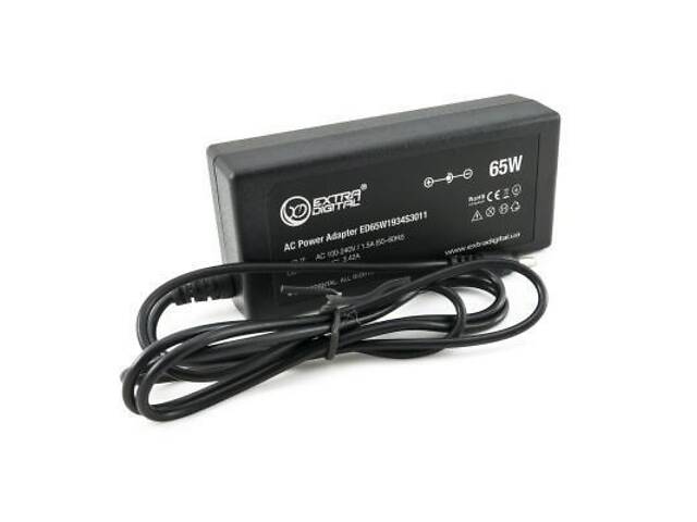 Блок питания к ноутбуку Extradigital Acer 19V, 3.42 A, 65W (3.0x1.1) (PSA3832) - Фото 1