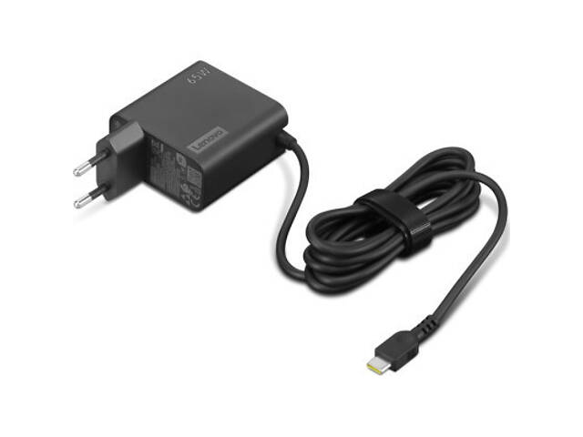 Блок питания к ноутбуку Lenovo 65W, USB Type-С, wall mount (4X21L54610) - Фото 3