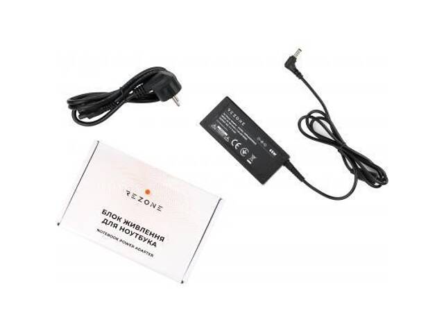 Блок живлення до ноутбука Rezone ASUS 65W 19V 3,42A 5.5*2.5 (RZPSAS65195525) - Фото 1