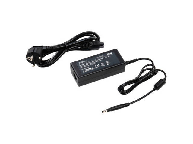 Блок живлення до ноутбука Vinga HP 65W 19.5V 3.3А 4.8*1.7 long (VPA-1953-HP4817-101) - Фото 2