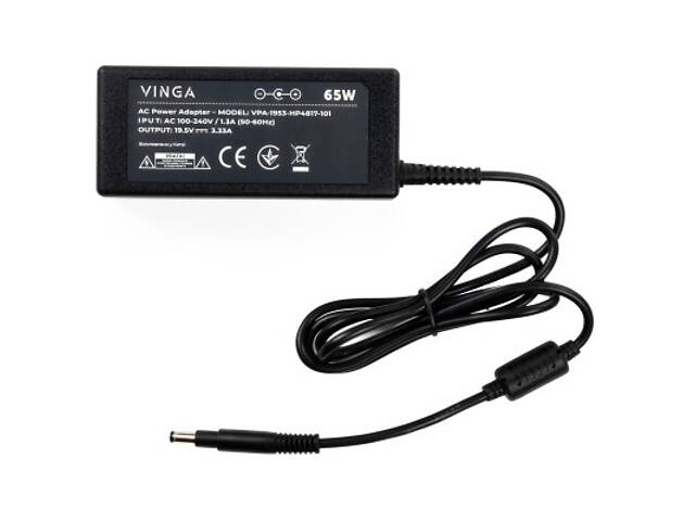 Блок живлення до ноутбука Vinga HP 65W 19.5V 3.3А 4.8*1.7 long (VPA-1953-HP4817-101) - Фото 3