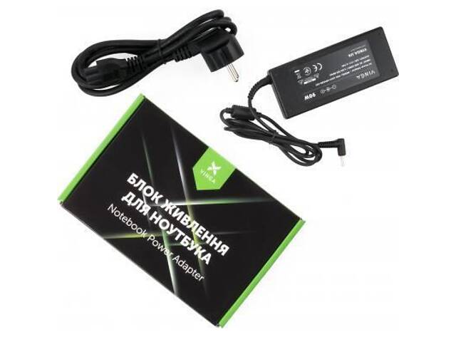 Блок живлення до ноутбука Vinga HP 90W 19V 4.74A 4.5*3.0 (VPA-1947-HP4530-101) - Фото 2