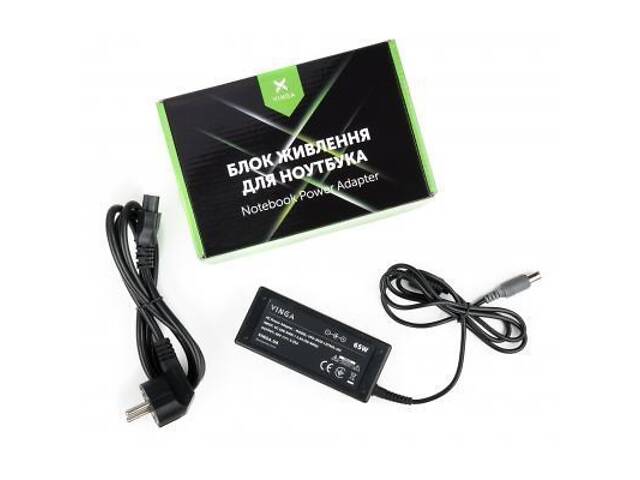 Блок живлення до ноутбука Vinga Lenovo 65W 20V 3.25А 7.9*5.5 (VPA-2032-LN7955-101) - Фото 1