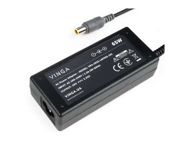 Блок живлення до ноутбука Vinga Lenovo 65W 20V 3.25А 7.9*5.5 (VPA-2032-LN7955-101) - Фото 2