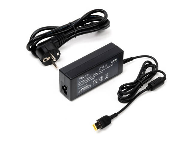 Блок живлення до ноутбука Vinga Lenovo 65W 20V 3.25А square with pin (VPA-2032-LNSQ01-101) - Фото 2
