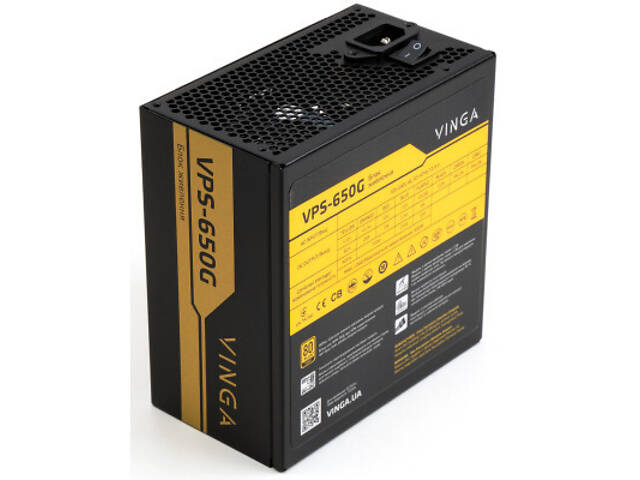 Блок живлення Vinga 650W (VPS-650G) - Фото 10