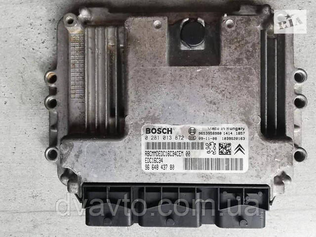 Блок керування (ЕБУ) Citroen Berlingo 9664843780 0281013872