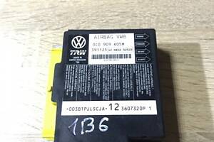 Блок управління airbag Volkswagen Passat B6 2.0 BKP 2008 (б/у)