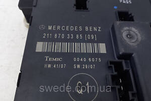 Блок управления двери Mercedes W211 2002-2009 гг A2118703485